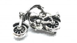 Pingente Motocicleta. Prata 925
