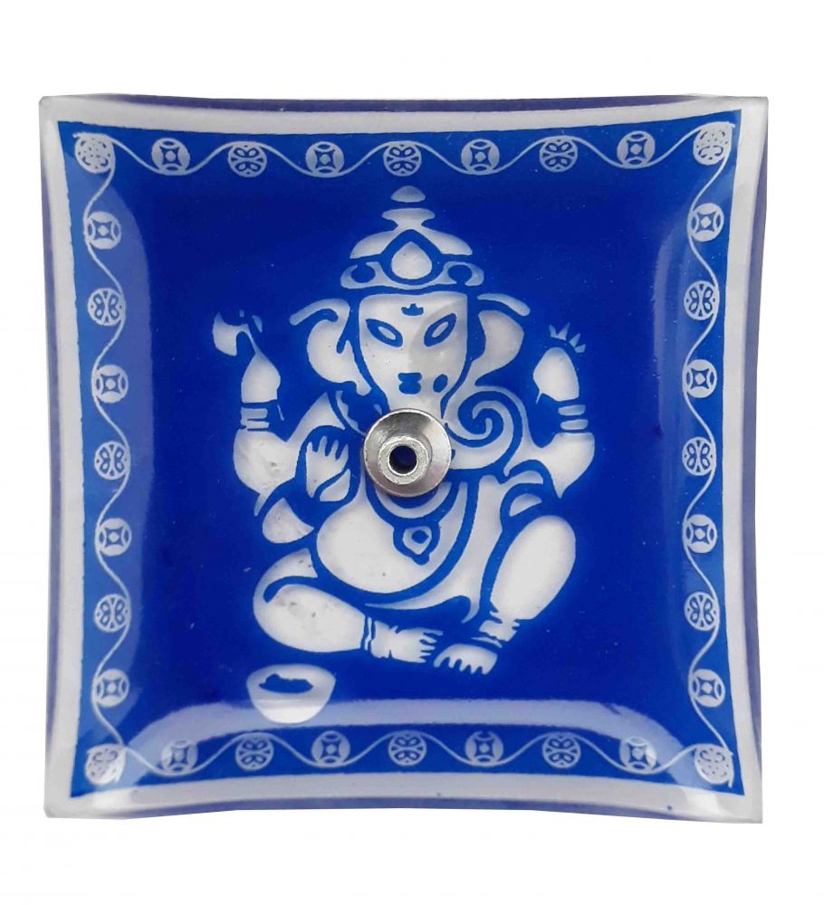 ESGOTADO! Porta Incenso Ganesha. Azul