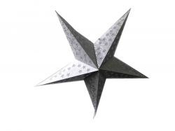 Estrela Decorativa/Luminária Branca