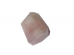 Ponta Cristal Quartzo Rosa. 6cm