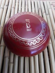 Tijela/Bowl Tibetano Vermelho. 15,5 cm
