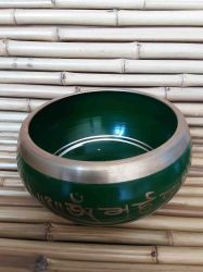 Tijela/Bowl Tibetano Verde. 15,5 cm